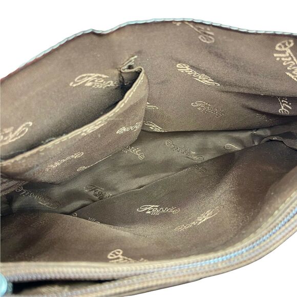Fossil Purse Shoulder Bag 90s Sedona ZB9097 Brown Leather Inner Pockets Vintage - Picture 5 of 16